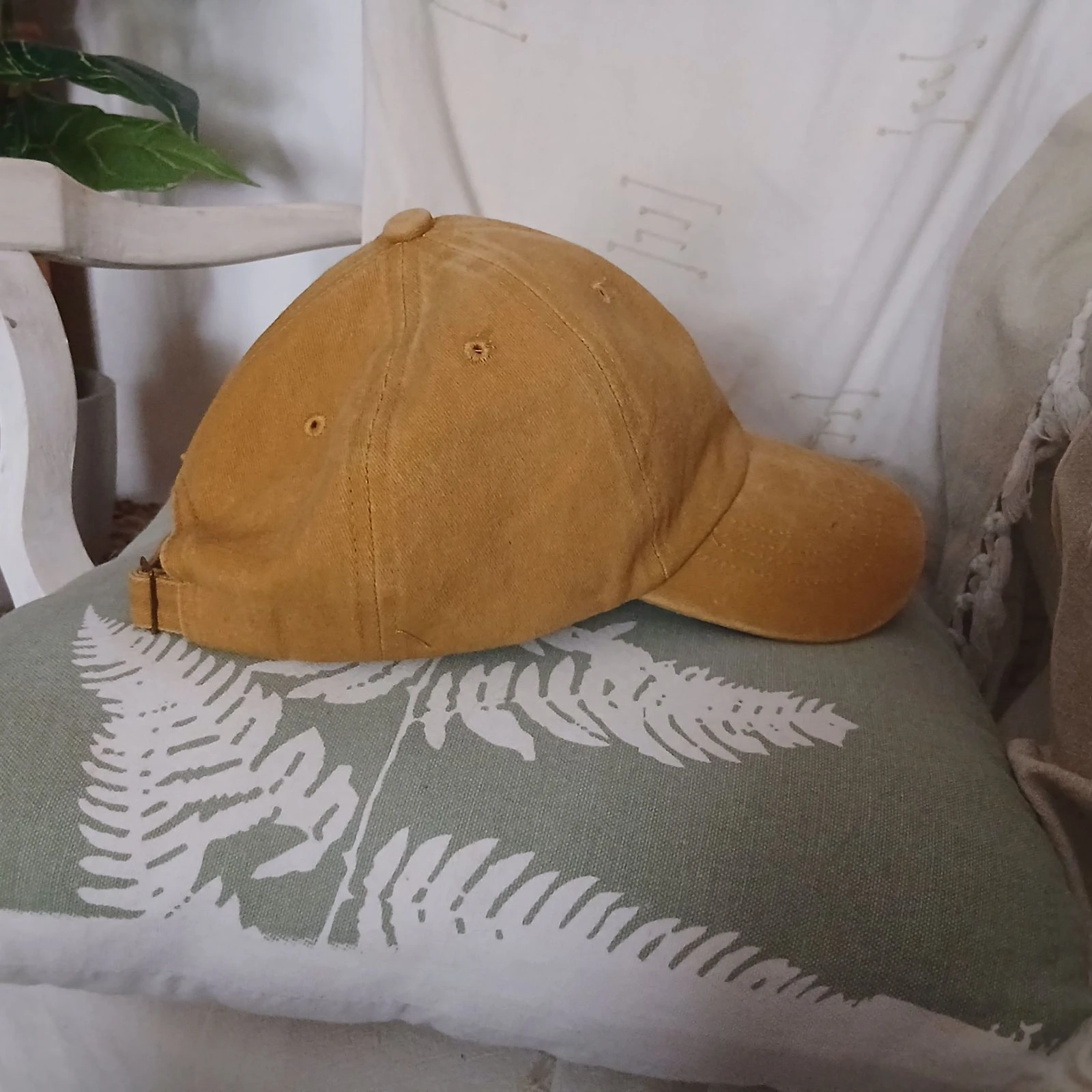 Gorra de béisbol – Estilo Vintage / Mostaza – photo 4